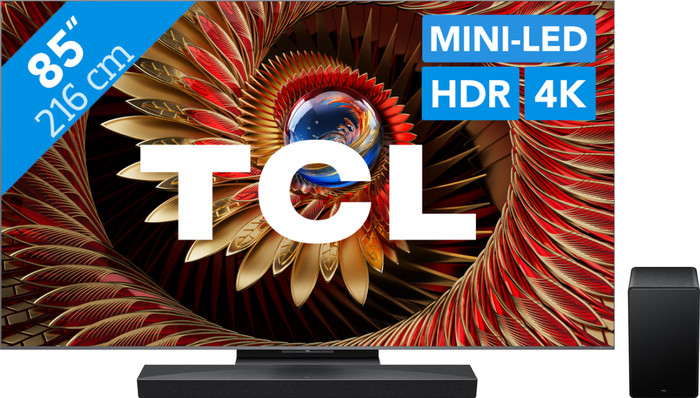 TCL 85 inches QD Mini-LED C81K 4K (2025) + TCL Q65H Main Image