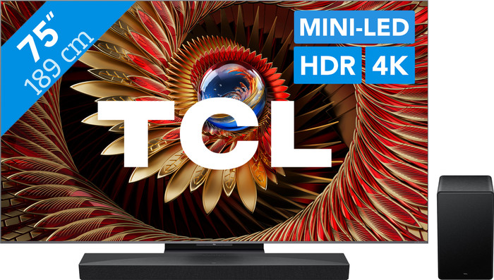 TCL 75 inches QD Mini-LED C81K 4K (2025) + TCL Q65H Main Image