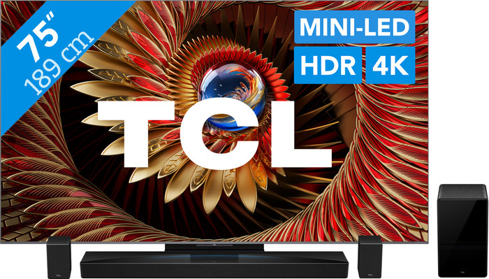 TCL 75 inches QD Mini-LED C81K 4K (2025) + TCL Q85H PRO Main Image