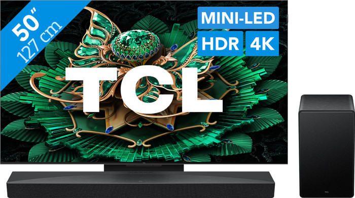 TCL 50 inches QD Mini-led C71K 4K (2025) + TCL Q65H Main Image