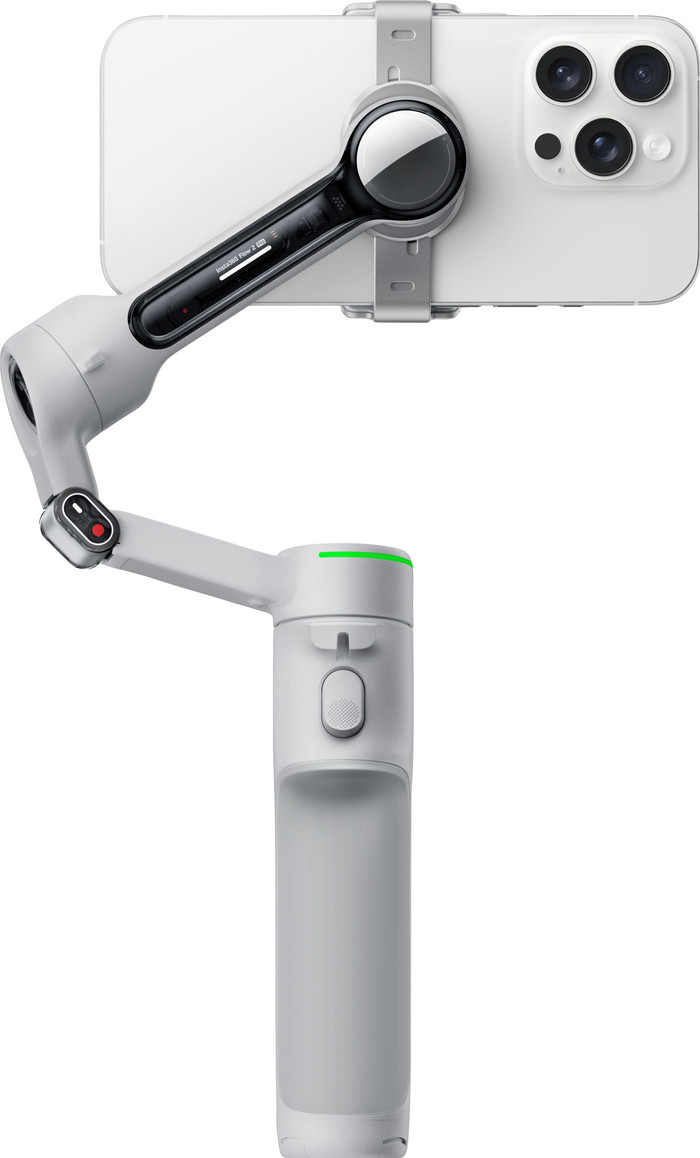 Insta360 Flow 2 Pro Creator Set Hellgrau rückseite