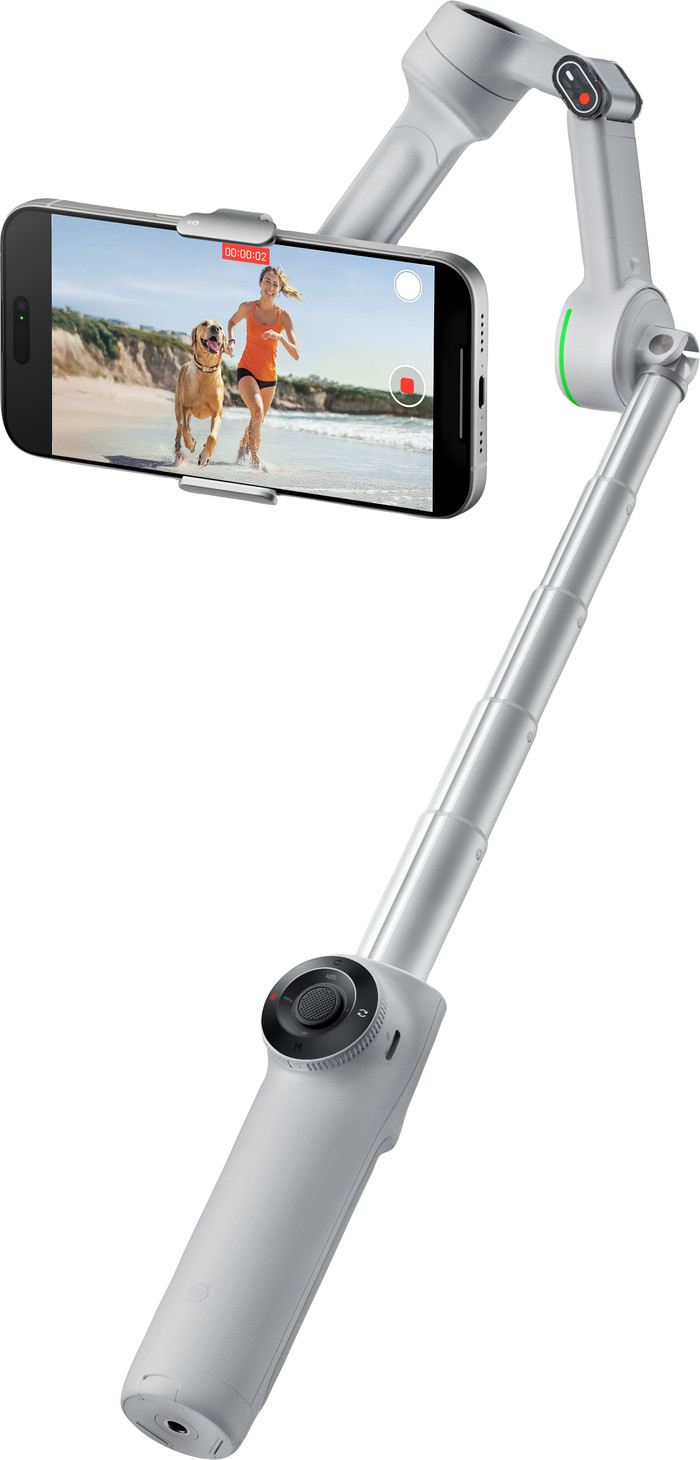 Insta360 Flow 2 Pro Creator Set Hellgrau rechte seite