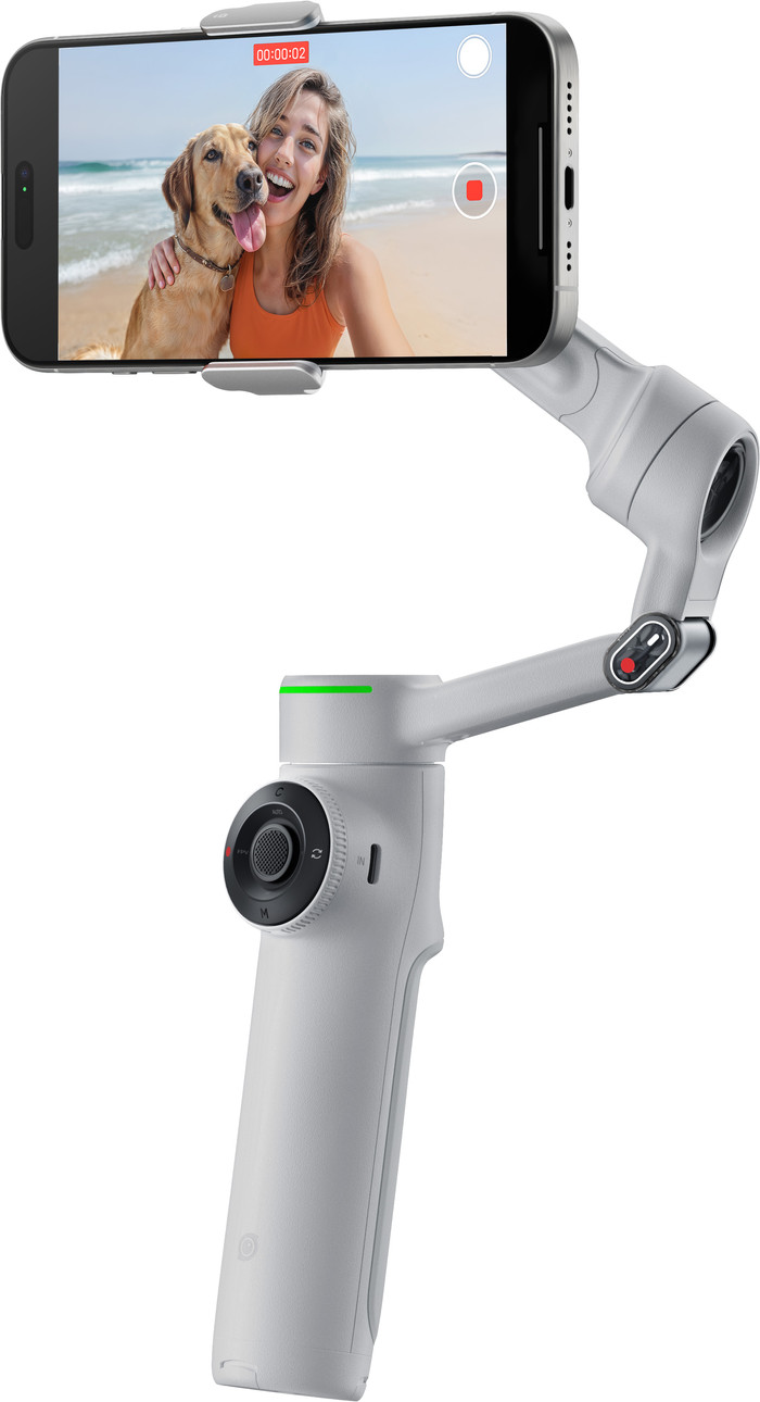 Insta360 Flow 2 Pro Creator Set Hellgrau rechte seite