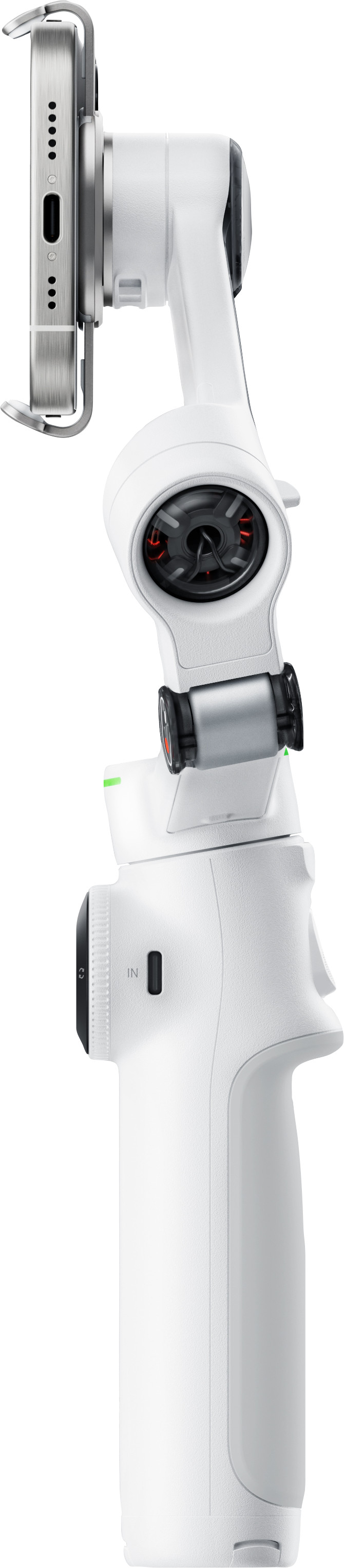 Insta360 Flow 2 Pro KI-Tracker Set Schneeweiß rechte seite