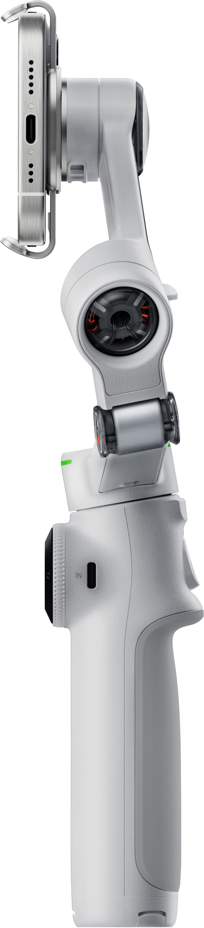 Insta360 Flow 2 Pro KI-Tracker Set Hellgrau rechte seite