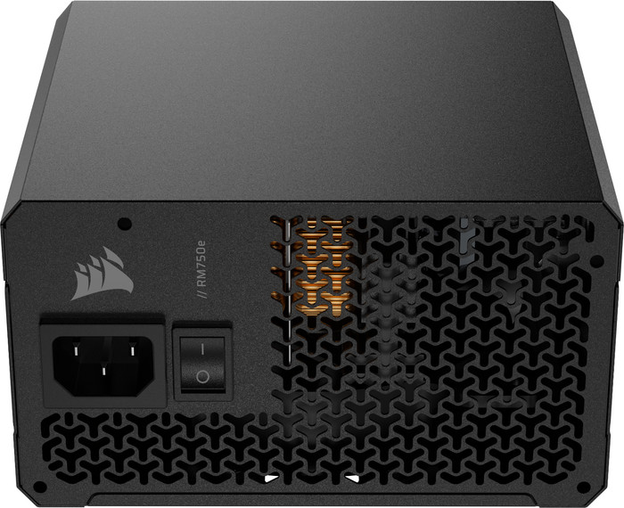 CORSAIR RM750e (2025) Cybenetics Gold back