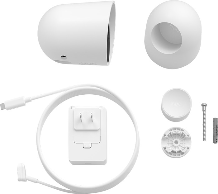 Philips Hue Secure 2K Desktop-Kamera Weiß zubehör