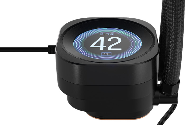 CORSAIR NAUTILUS 360 LCD detail