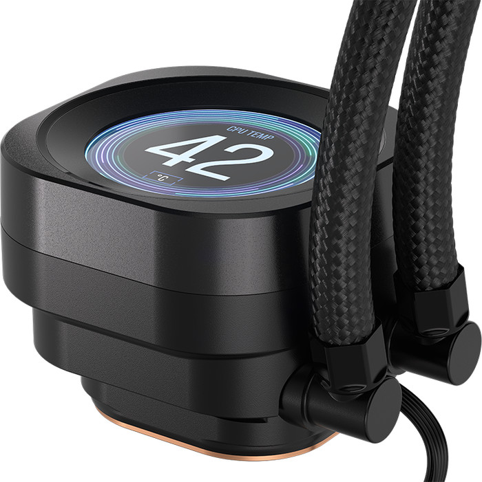 CORSAIR NAUTILUS 360 LCD detail