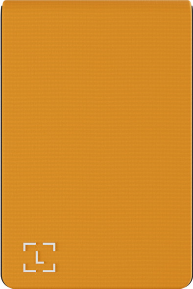 Ledger Nano Gen 5 Magnet Folio - Bitcoin Orange vorne