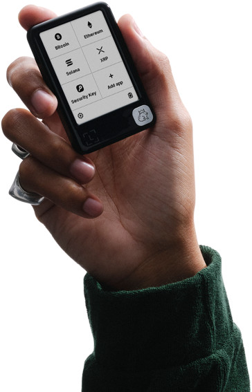 Ledger Nano Gen 5 - Badges Pack 1 product in use