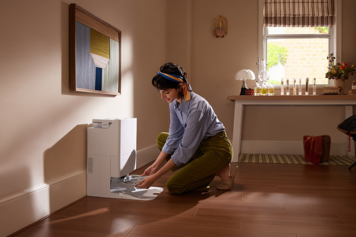 Roborock QR 598 White produkt in gebrauch