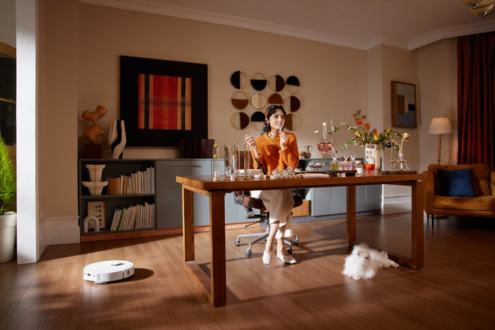 Roborock QR 598 White produkt in gebrauch