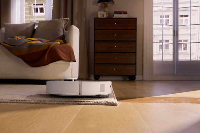 Roborock Qrevo Curv 5A1 White produkt in gebrauch