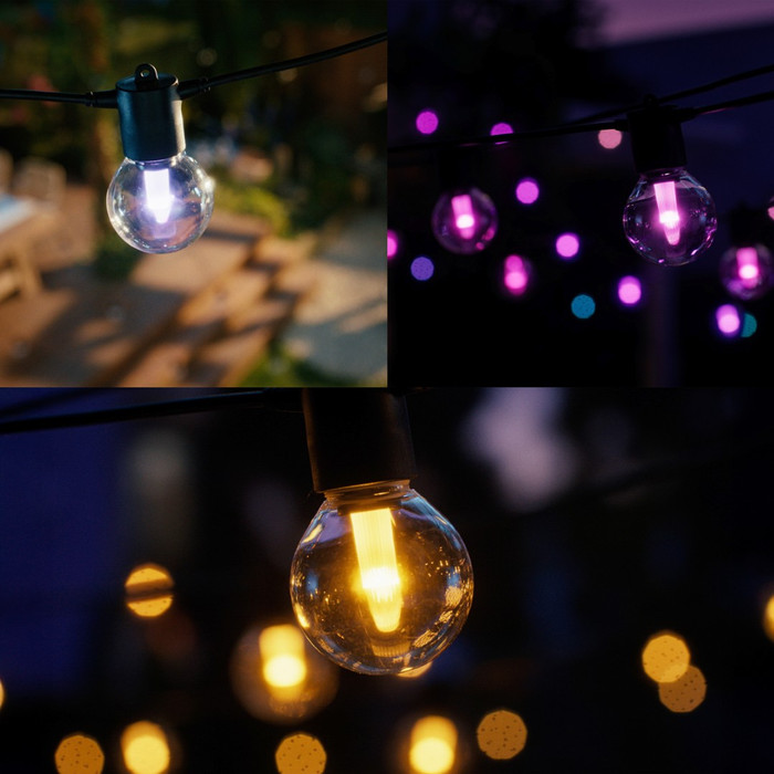 Philips Hue Festavia Globe Light Strip 21m product in use