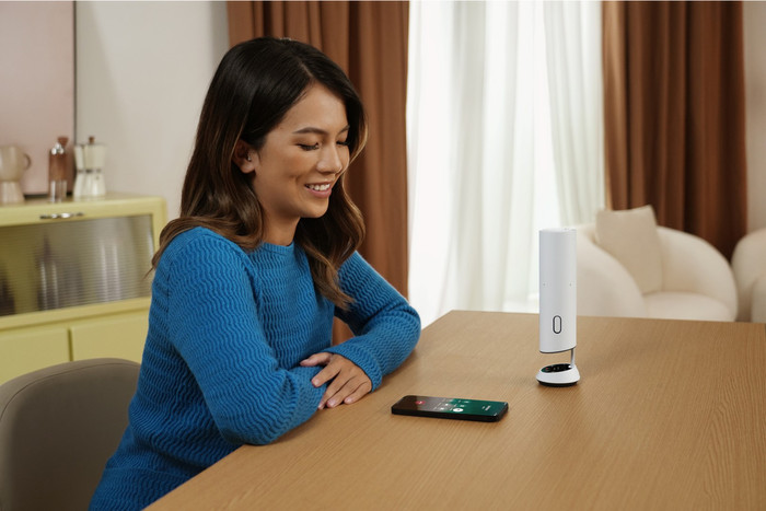 Insta360 Wave Arctic White produkt in gebrauch