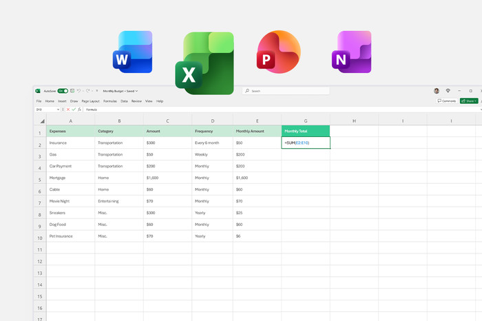 Microsoft Office Home 2024 Niederländisch - Digitaal produkt in gebrauch