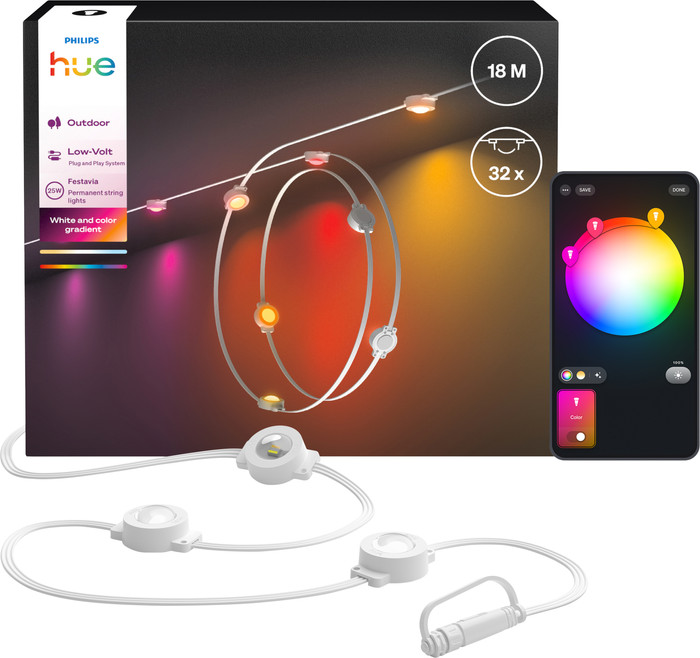 Philips Hue Ambiance Festavia Permanent Lichterkette 18 Meter Main Image