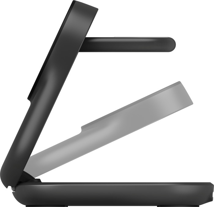 Belkin UltraCharge 3-in-1 MagSafe Wireless Charger with Stand Qi2 25W Black right side