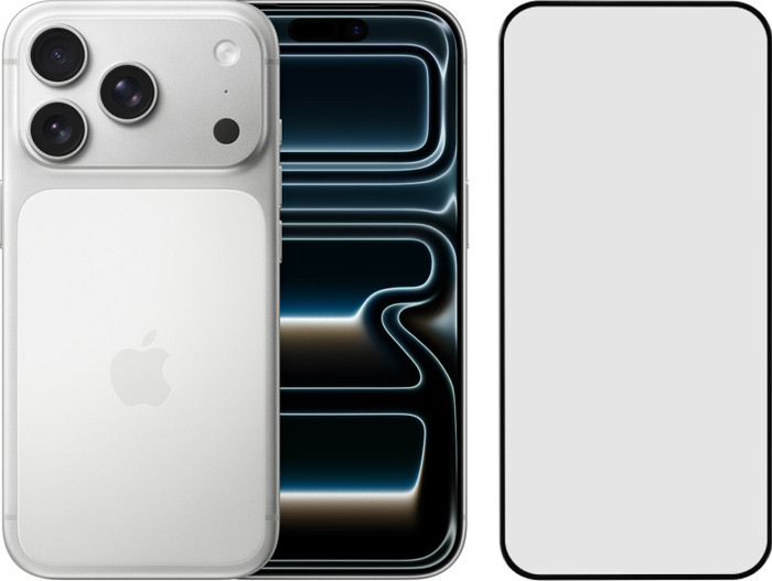 Apple iPhone 17 Pro 256GB Silber + BlueBuilt Panzerglas Main Image