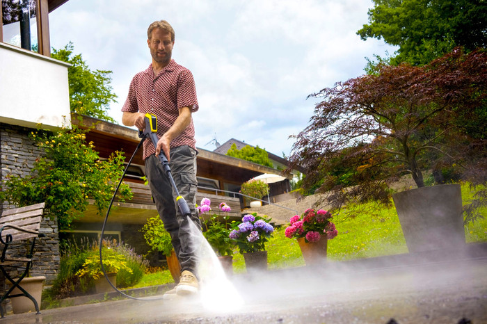 Kärcher K7 Comfort Premium Connect Home produkt in gebrauch