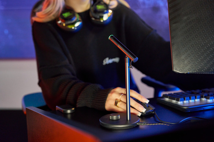 JBL Quantum Stream Talk product in use