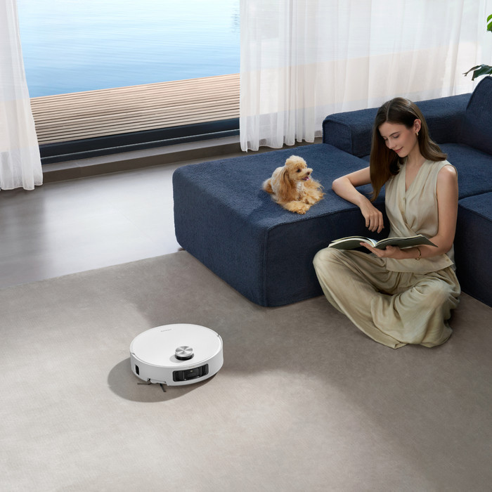 Dreame Aqua 10 Roller White produkt in gebrauch