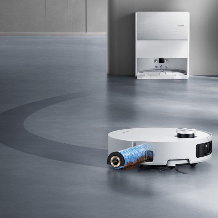 Dreame Aqua 10 Roller White produkt in gebrauch