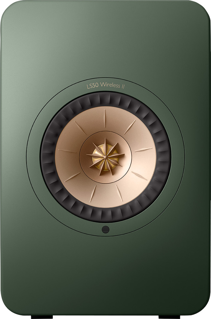 KEF LS50 Wireless II Dark Green front