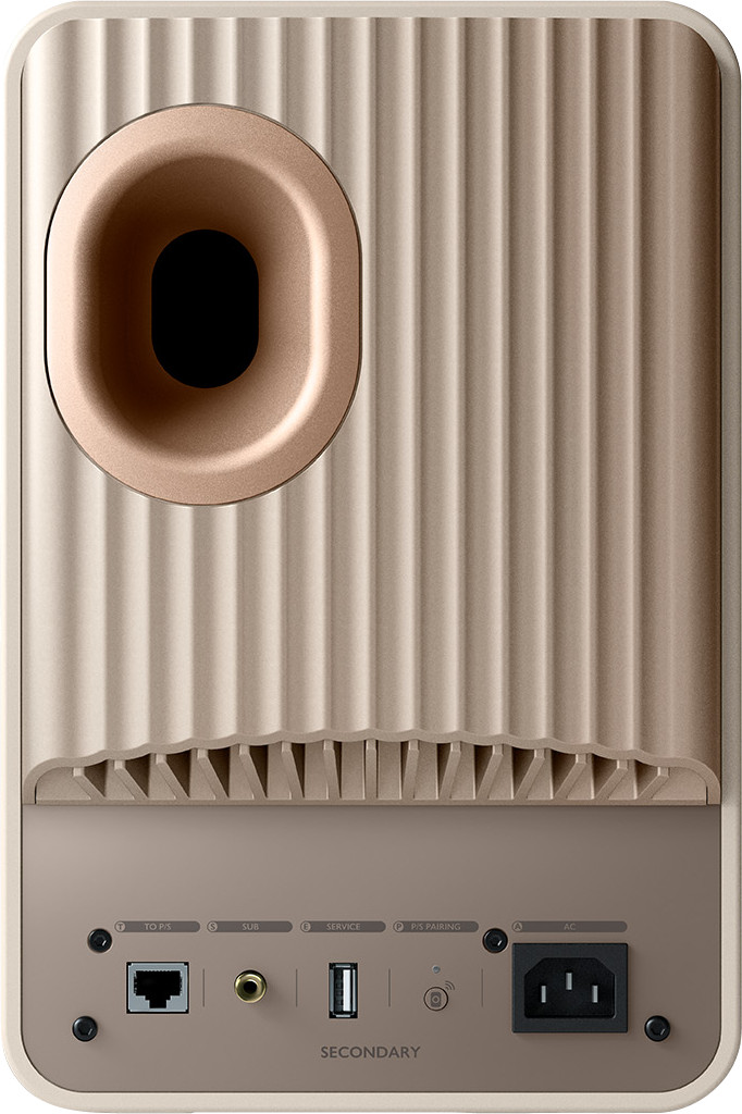 KEF LS50 Wireless II Beige back