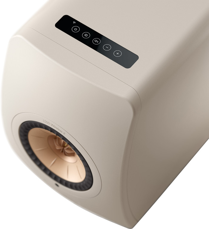 KEF LS50 Wireless II Beige top