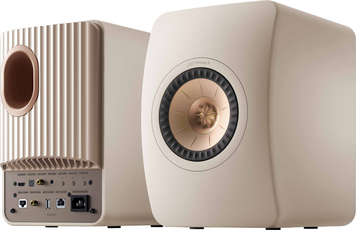KEF LS50 Wireless II Beige right side