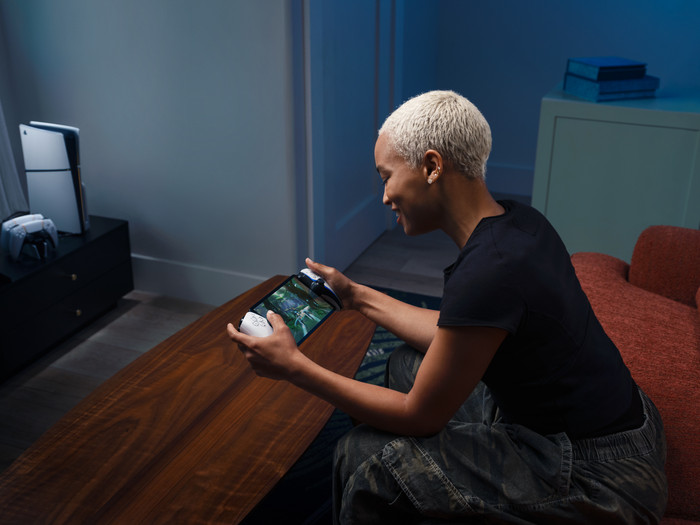 PlayStation 5 Portal Remote Player product in use