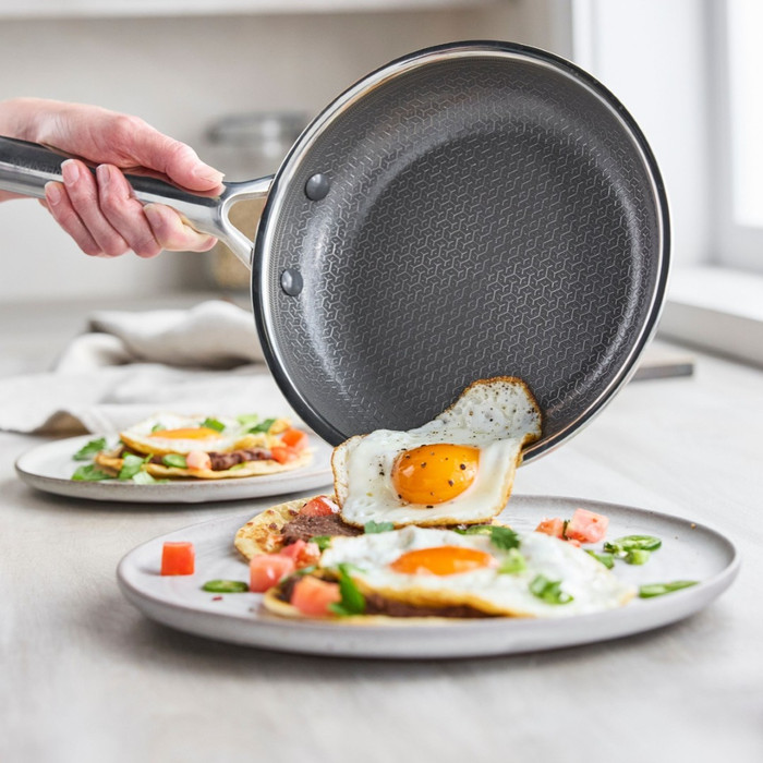 Greenpan Apex Open Bratpfanne 28 cm produkt in gebrauch