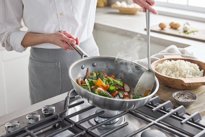 Greenpan Apex Wok 28 cm produkt in gebrauch