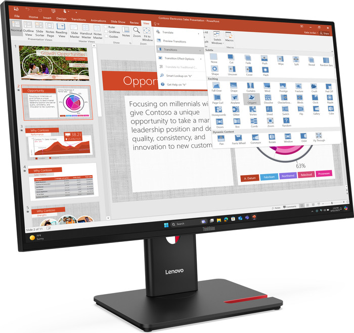 Lenovo ThinkVision T27-40 vorne