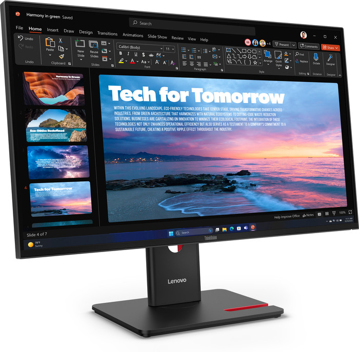 Lenovo ThinkVision T27QD-40 vorne