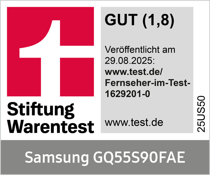 Samsung 55 inches OLED S90F 4K (2025) logo