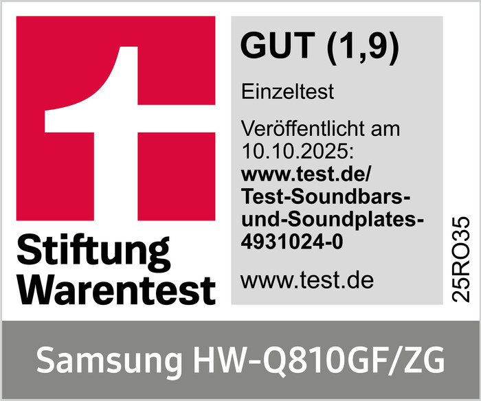 Samsung HW-Q810GF (2025) logo