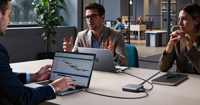 Anker Prime 4-in-1 Ladestation 150 W produkt in gebrauch