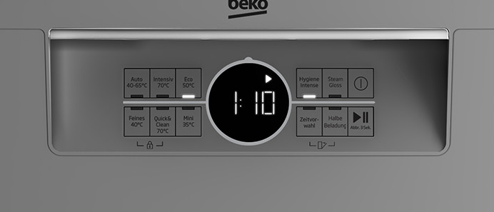 Beko BDFN26430S Silber detail