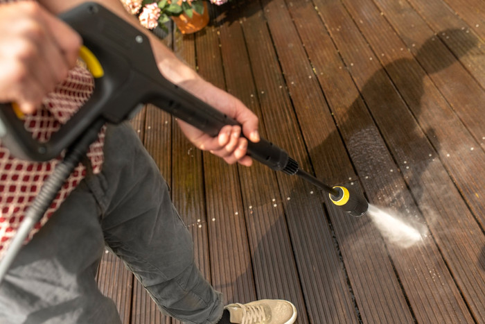 Kärcher K5 Comfort Premium Connect Home produkt in gebrauch