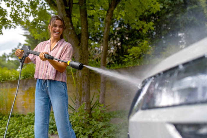 Kärcher K5 Comfort Premium produkt in gebrauch