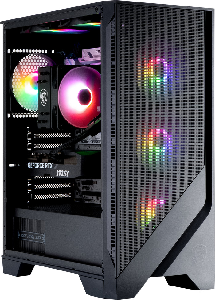 Cobalt x POWERED BY MSI - Tier 2 - RTX 5070 - Ryzen 7 9700X3 - 32GB - 2TB SSD left side