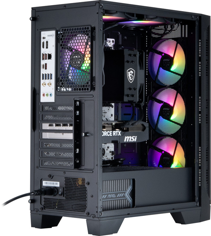 Cobalt x POWERED BY MSI - Tier 2 - RTX 5070 - Ryzen 7 9700X3 - 32GB - 2TB SSD back