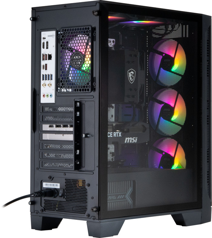 Cobalt x POWERED BY MSI - Tier 2 - RTX 5070 - Ryzen 7 9700X3 - 32GB - 2TB SSD back