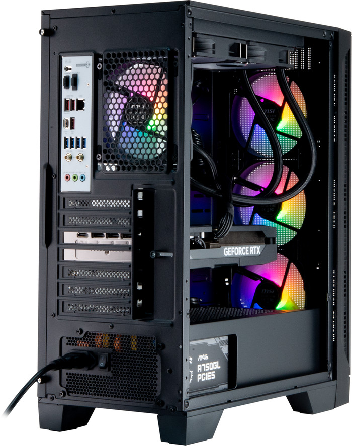 Cobalt x POWERED BY MSI - Tier 2 - RTX 5070 Ti - Ryzen 7 9800X3D - 32GB - 2TB SSD back