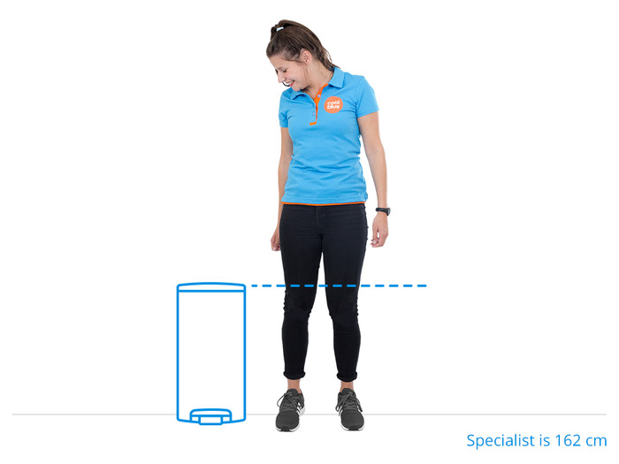 EKO Mirage X Sensor Halbrund 47 Liter Matt Edelstahl visuelles Coolblue 1