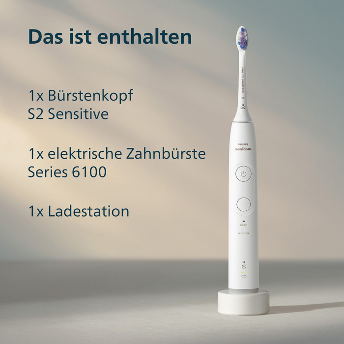 Philips Sonicare 6100 Series HX7400/01 Weiß visueller lieferant