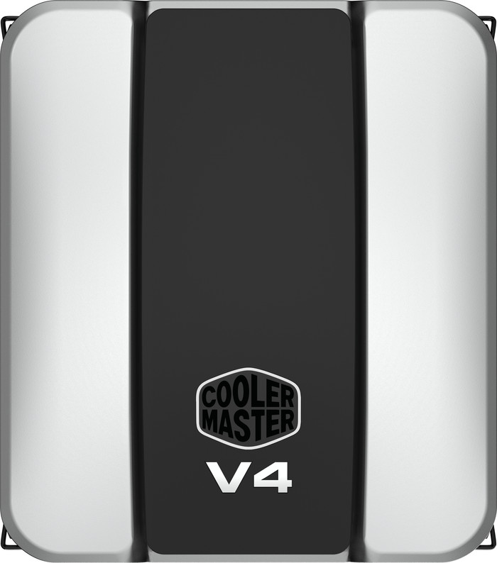 Cooler Master V4 Alpha 3DHP Schwarz oberseite